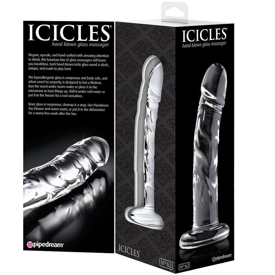 Icicles N. 62 Glass Massager | Niks.fi verkkokauppa