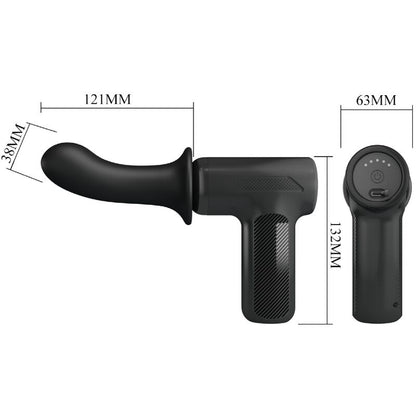 Pretty Lovedj Doctor Massager 5 Settings Black | Niks.fi verkkokauppa