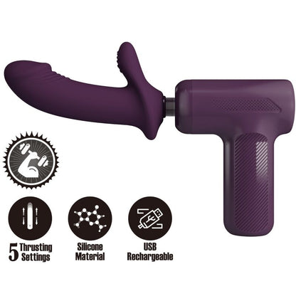 Pretty Lovedj Scholar Massager 5 Settings Purple | Niks.fi verkkokauppa