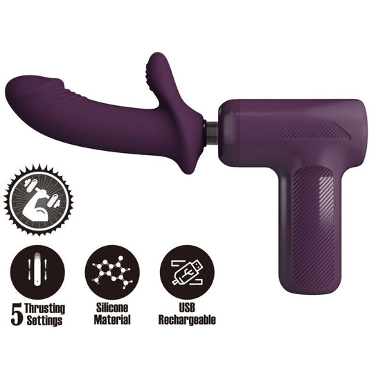 Pretty Lovedj Scholar Massager 5 Settings Purple | Niks.fi verkkokauppa