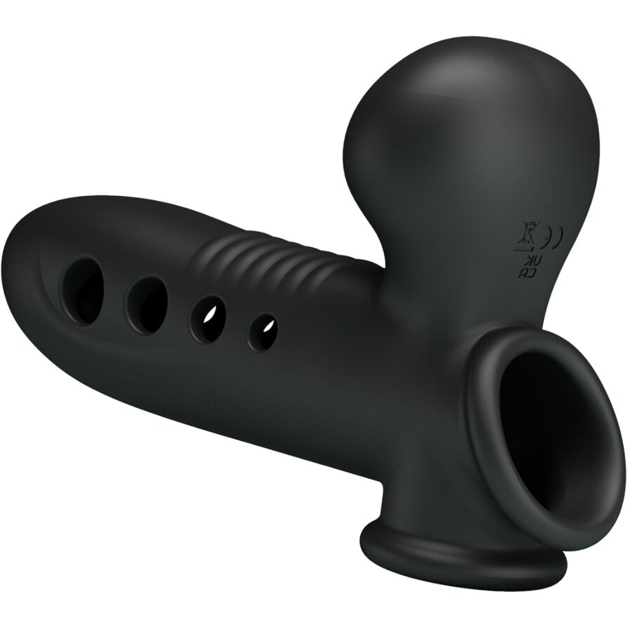 Crane Penis Sleeve With Airbag Black | Niks.fi verkkokauppa