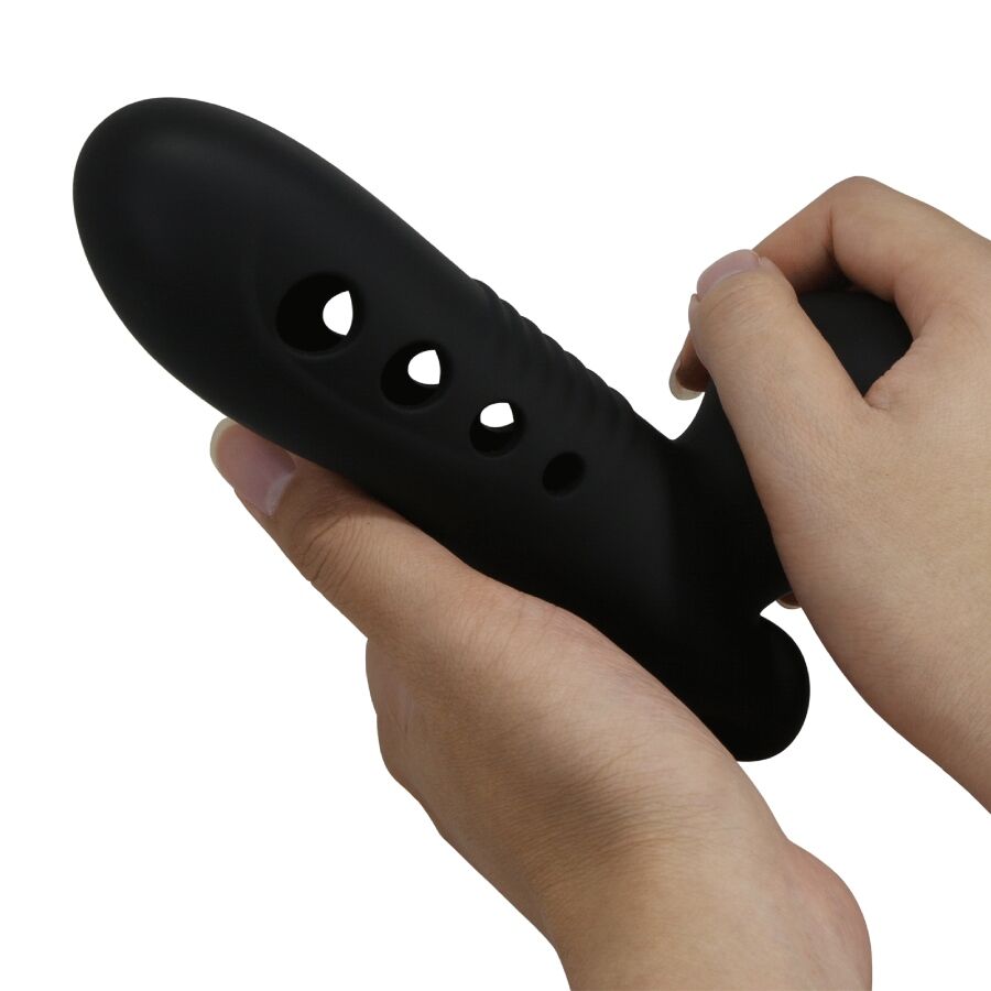 Crane Penis Sleeve With Airbag Black | Niks.fi verkkokauppa