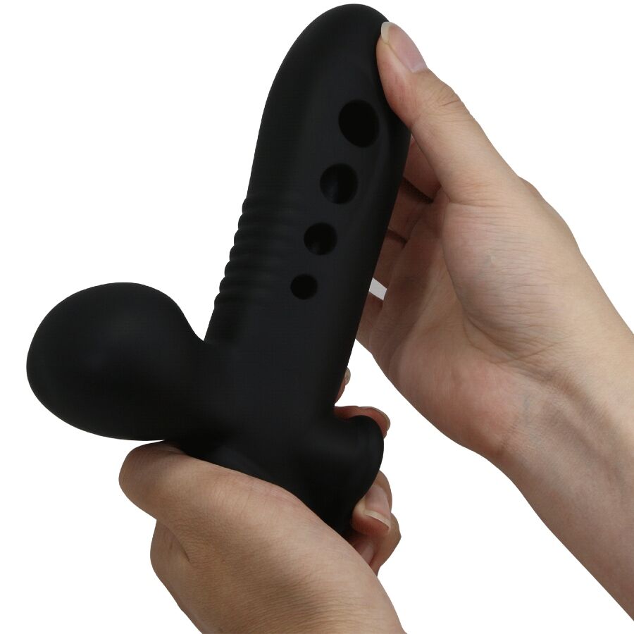 Crane Penis Sleeve With Airbag Black | Niks.fi verkkokauppa