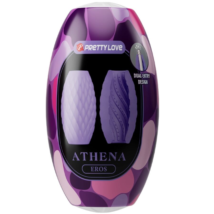 Athena Eros Silikoninen Miesmasturbaattori Purppura - Pretty Love - Seksilelut - Niks.fi