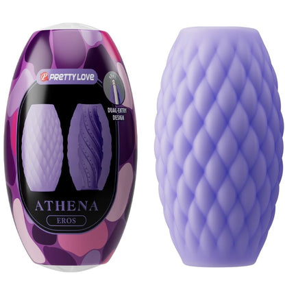 Athena Eros Silikoninen Miesmasturbaattori Purppura - Pretty Love - Seksilelut - Niks.fi
