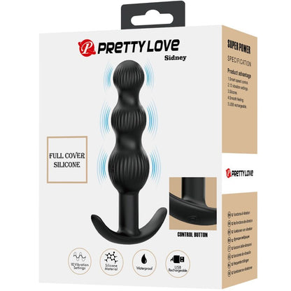 Sidney Anal Vibrator 10 Vibrations Black | Niks.fi verkkokauppa
