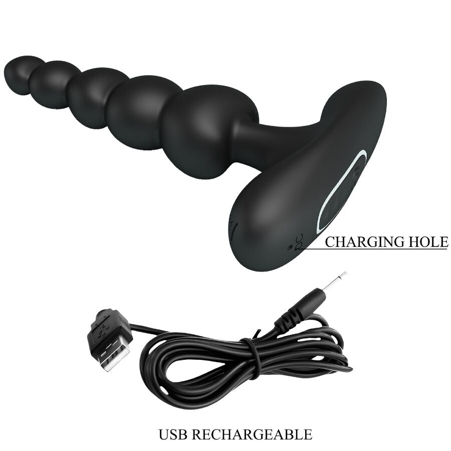 Corban Anal Vibrator 10 Vibrations Black | Niks.fi verkkokauppa