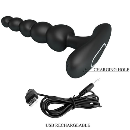 Corban Anal Vibrator 10 Vibrations Black | Niks.fi verkkokauppa