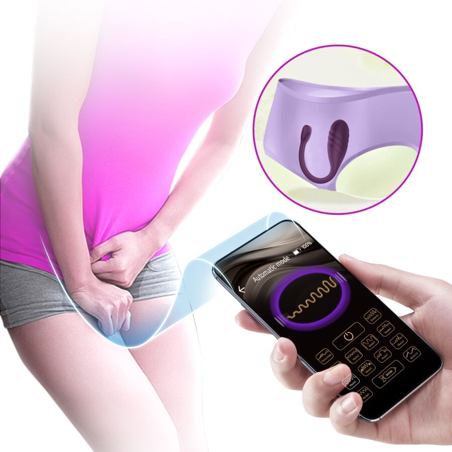 Pretty Loveleviathan App Controlled Vibrator Purple | Niks.fi verkkokauppa