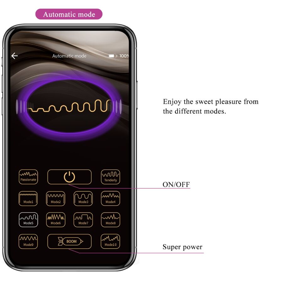 Pretty Loveleviathan App Controlled Vibrator Purple | Niks.fi verkkokauppa