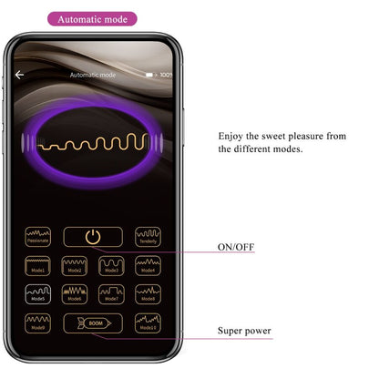 Pretty Loveleviathan App Controlled Vibrator Purple | Niks.fi verkkokauppa