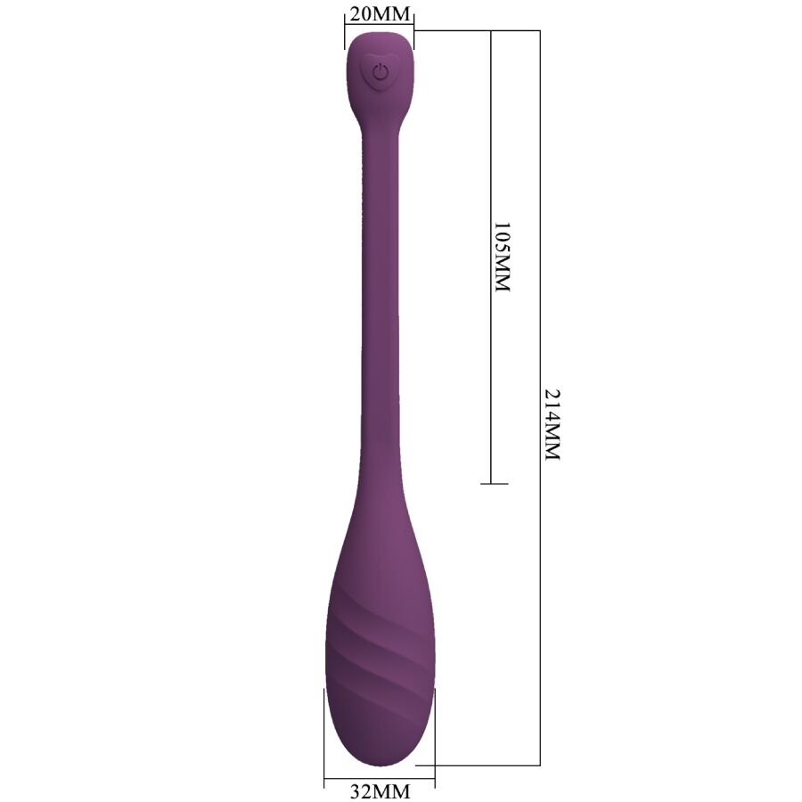 Pretty Loveleviathan App Controlled Vibrator Purple | Niks.fi verkkokauppa