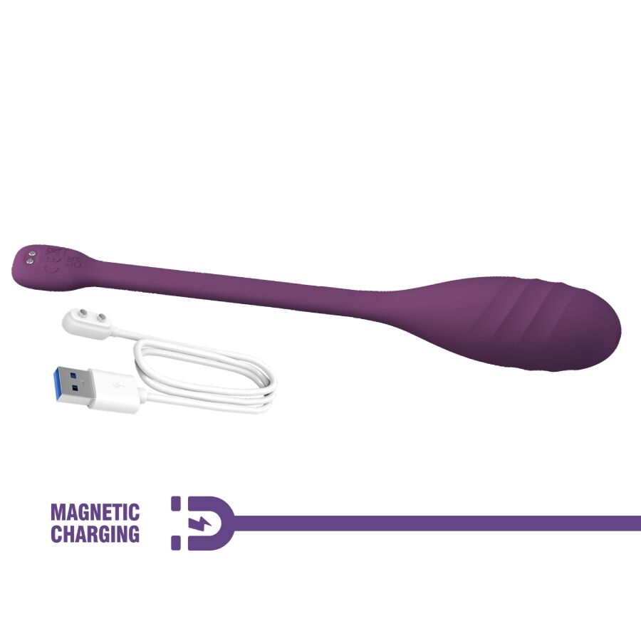 Pretty Loveleviathan App Controlled Vibrator Purple | Niks.fi verkkokauppa
