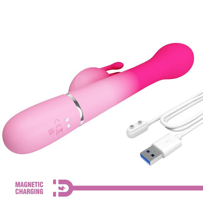 Dejon 3 In 1 Multifunction Rabbit Vibrator Pink | Niks.fi verkkokauppa