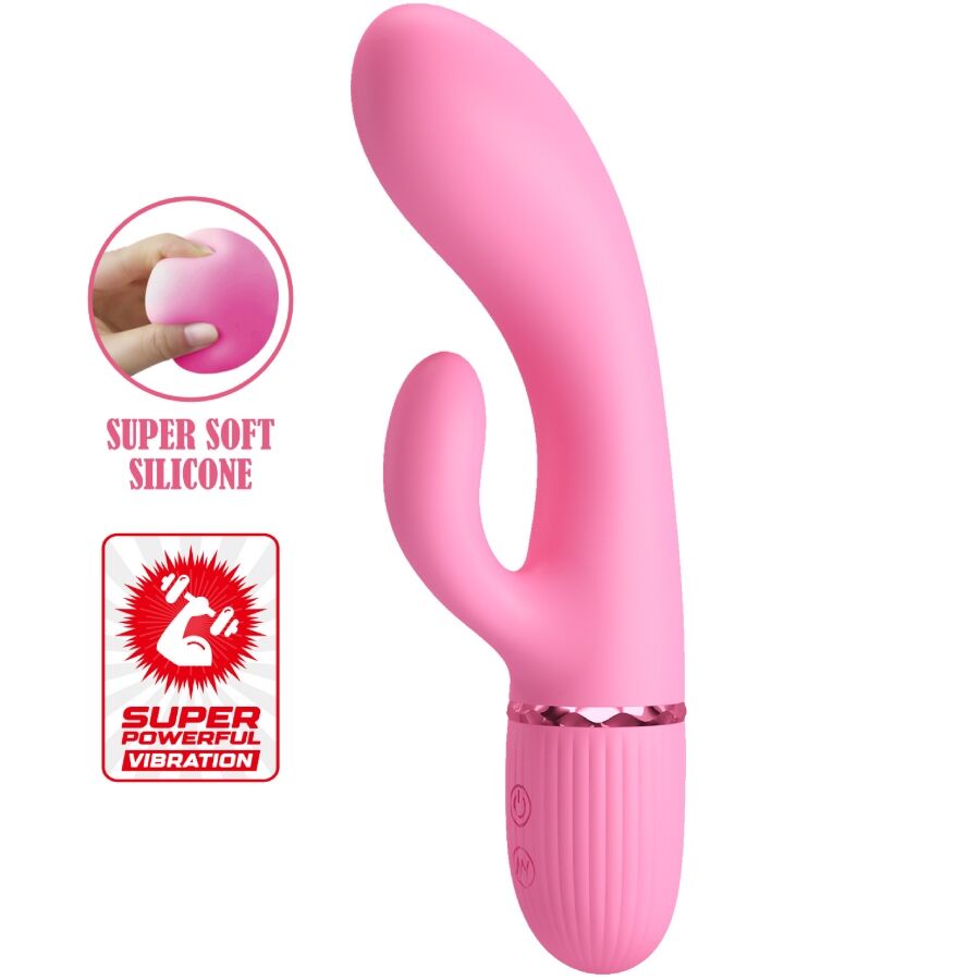 Pretty Lovemarski Rabbit Vibrator & G-Spot Pink | Niks.fi verkkokauppa