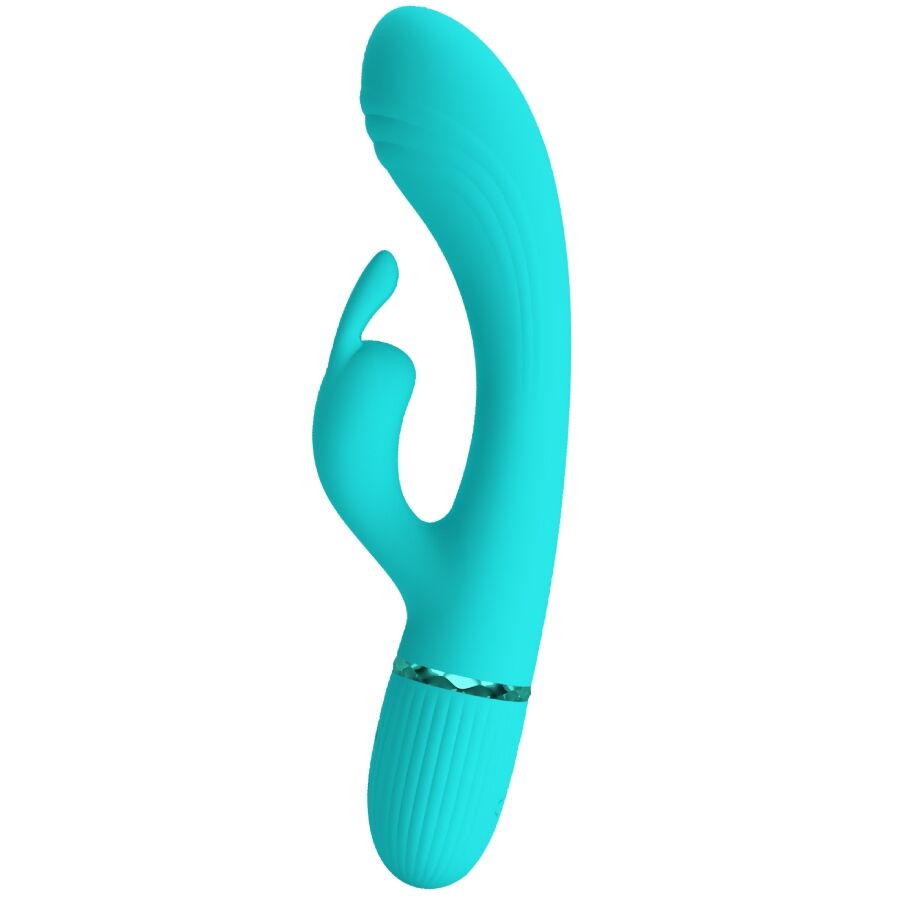 Pretty Lovescocco Vibrator Rabbit Turquoise | Niks.fi verkkokauppa