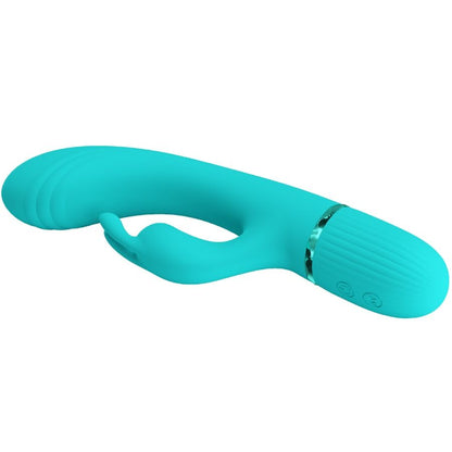 Pretty Lovescocco Vibrator Rabbit Turquoise | Niks.fi verkkokauppa
