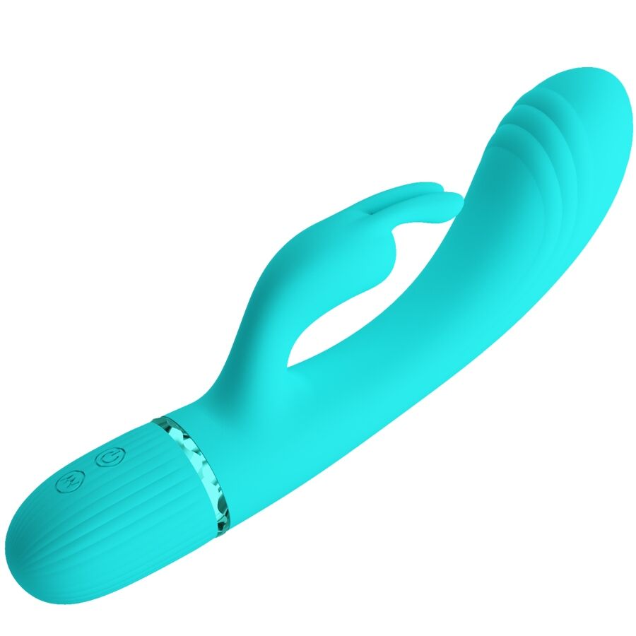 Pretty Lovescocco Vibrator Rabbit Turquoise | Niks.fi verkkokauppa