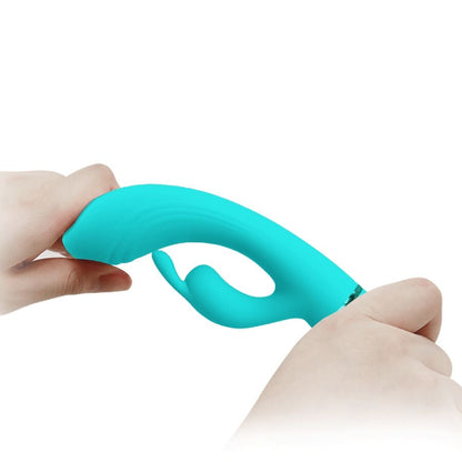 Pretty Lovescocco Vibrator Rabbit Turquoise | Niks.fi verkkokauppa