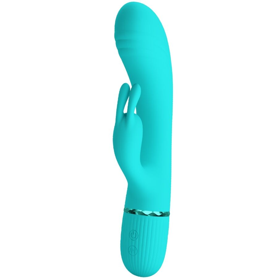 Pretty Lovescocco Vibrator Rabbit Turquoise | Niks.fi verkkokauppa