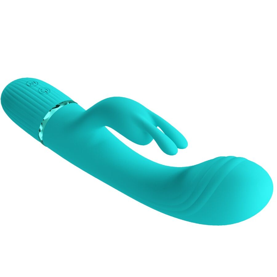 Pretty Lovescocco Vibrator Rabbit Turquoise | Niks.fi verkkokauppa