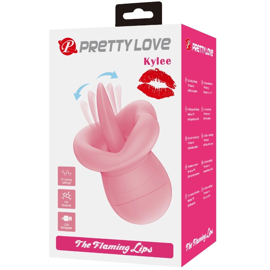 Kylee Tongue Clitoris Stimulator 10 Vibrations Nude Pink | Niks.fi verkkokauppa
