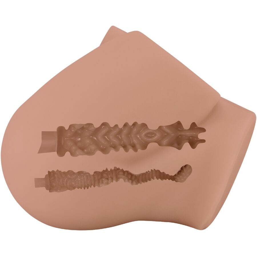 Bernace Ass Vibrator With Realistic Vagina And Anus Flesh Remote Control | Niks.fi verkkokauppa