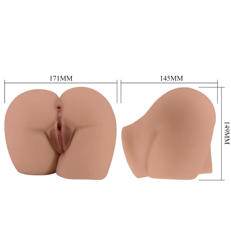 Bernace Ass Vibrator With Realistic Vagina And Anus Flesh Remote Control | Niks.fi verkkokauppa