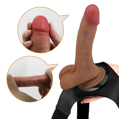 Universal Harness Briefs With Vibrating And Squirting Dildo 15.5 Cm Mulato | Niks.fi verkkokauppa