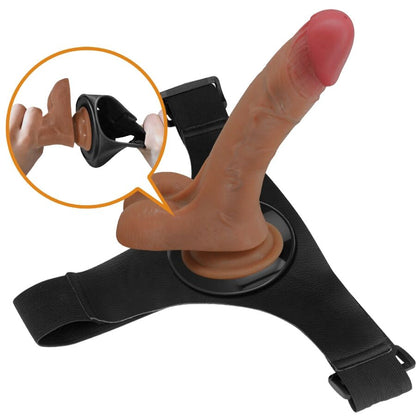 Universal Harness Briefs With Vibrating And Squirting Dildo 15.5 Cm Mulato | Niks.fi verkkokauppa