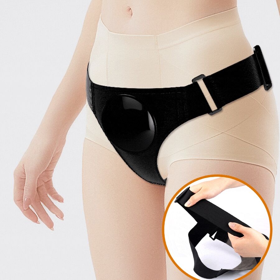 Kyton Universal Harness Briefs With Squirting Dildo 19 Cm Mulato | Niks.fi verkkokauppa