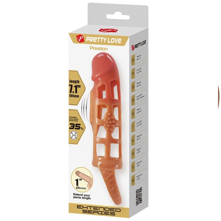 Preston Vibrating Penis Sleeve 18 Cm | Niks.fi verkkokauppa