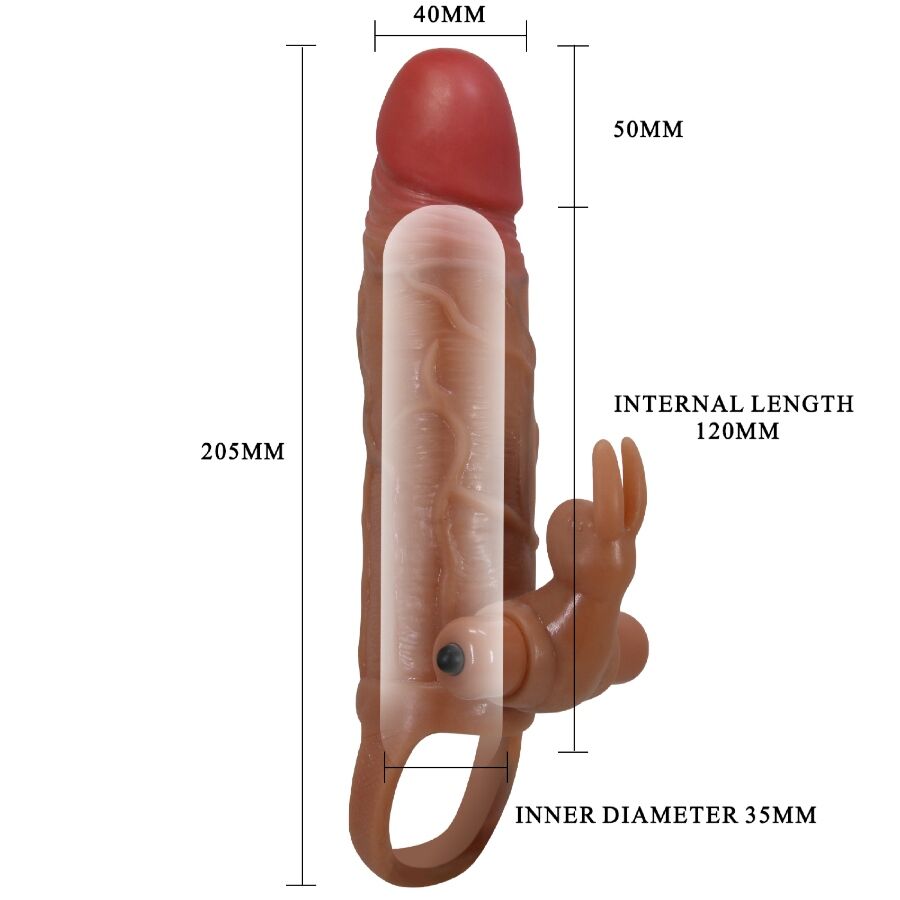 Osmar Penis Sleeve + Vibrating Clitoris Stimulator | Niks.fi verkkokauppa
