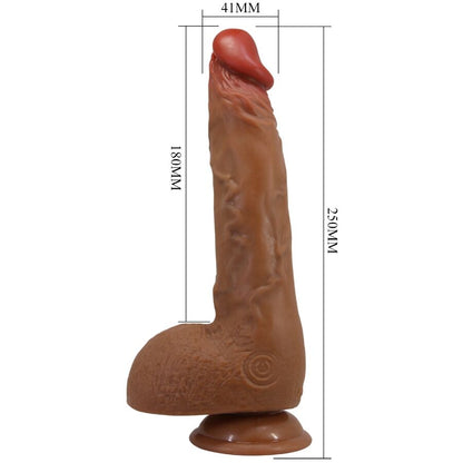 Beautiful Wilks 5 Setting Realistic Vibrator 25 Cm Mulato | Niks.fi verkkokauppa