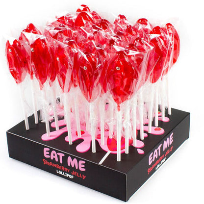 Secretplaydisplay Assortment Vagina Lollipops Strawberry 40 Units | Niks.fi verkkokauppa