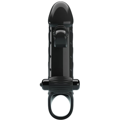 Vibrating Penis Sleeve Black | Niks.fi verkkokauppa