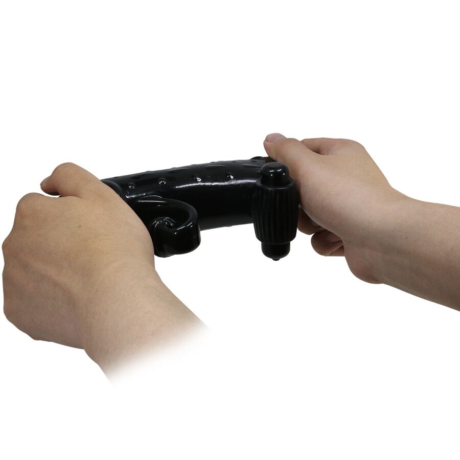 Vibrating Penis Sleeve Black | Niks.fi verkkokauppa