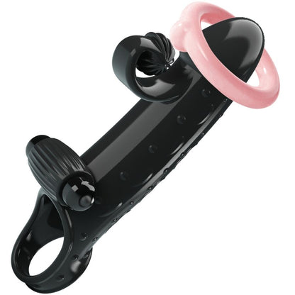 Vibrating Penis Sleeve Black | Niks.fi verkkokauppa