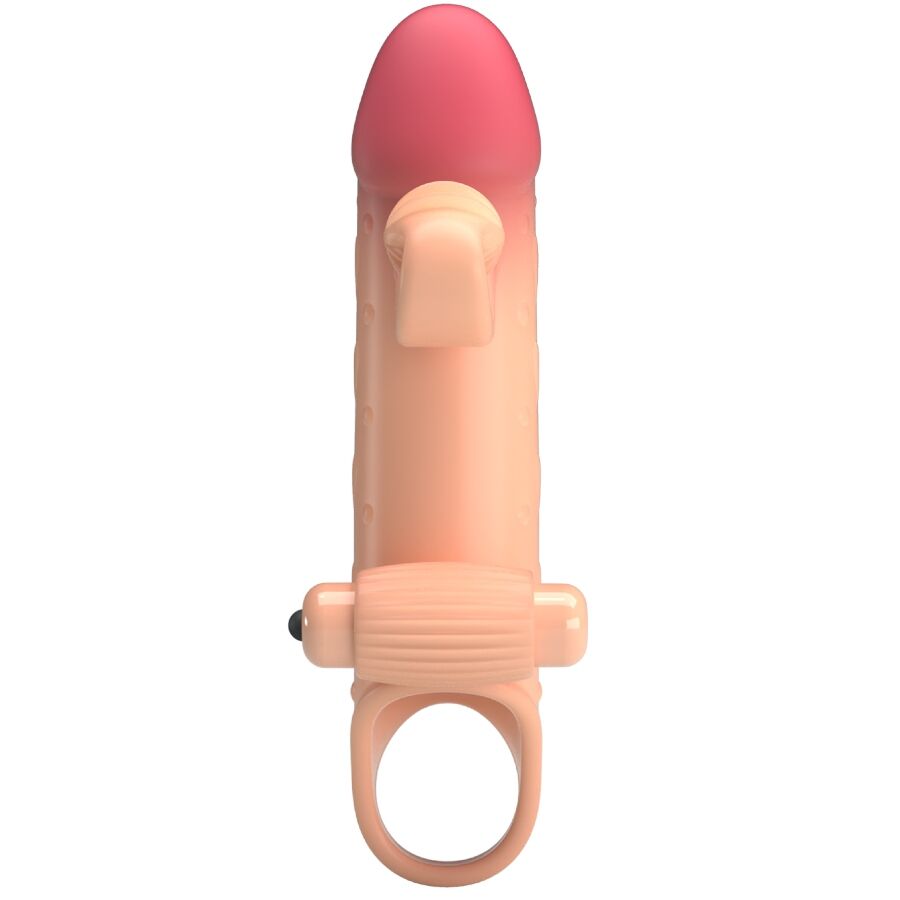 Vibrating Penis Sleeve Natural | Niks.fi verkkokauppa