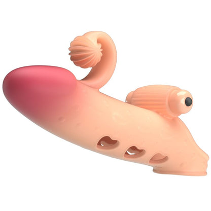 Vibrating Penis Sleeve Natural | Niks.fi verkkokauppa