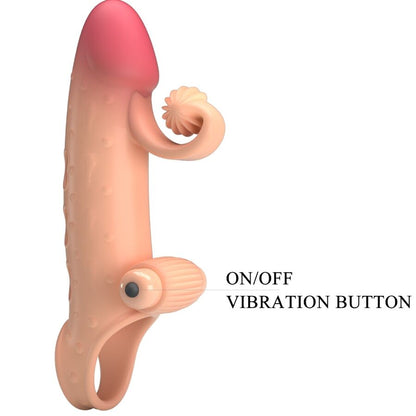 Vibrating Penis Sleeve Natural | Niks.fi verkkokauppa