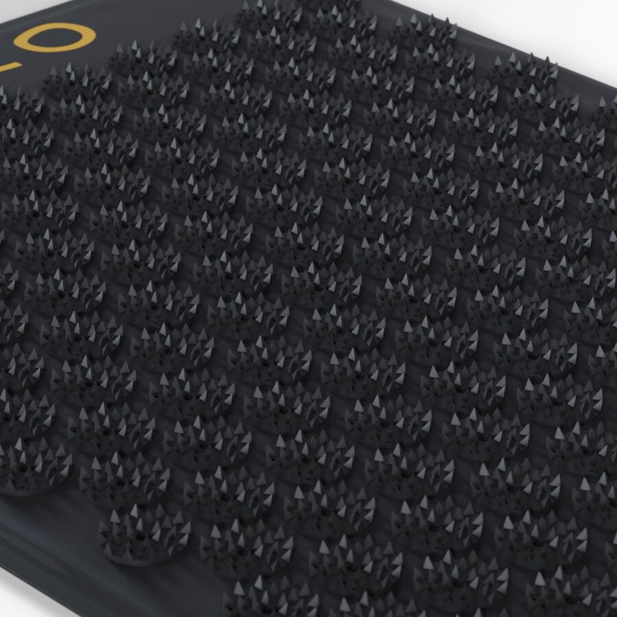 Body Massage Acupressure Mat Black | Niks.fi verkkokauppa