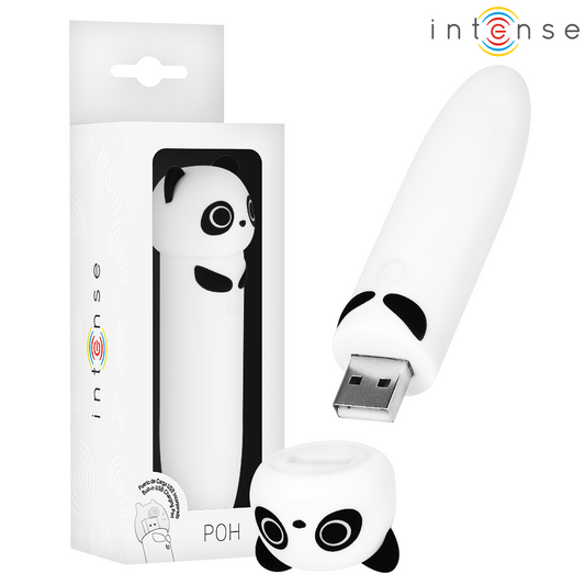 Intensepoh Panda Vibrating Bullet Usb Rechargeable 10 X 2.2 Cm | Niks.fi verkkokauppa