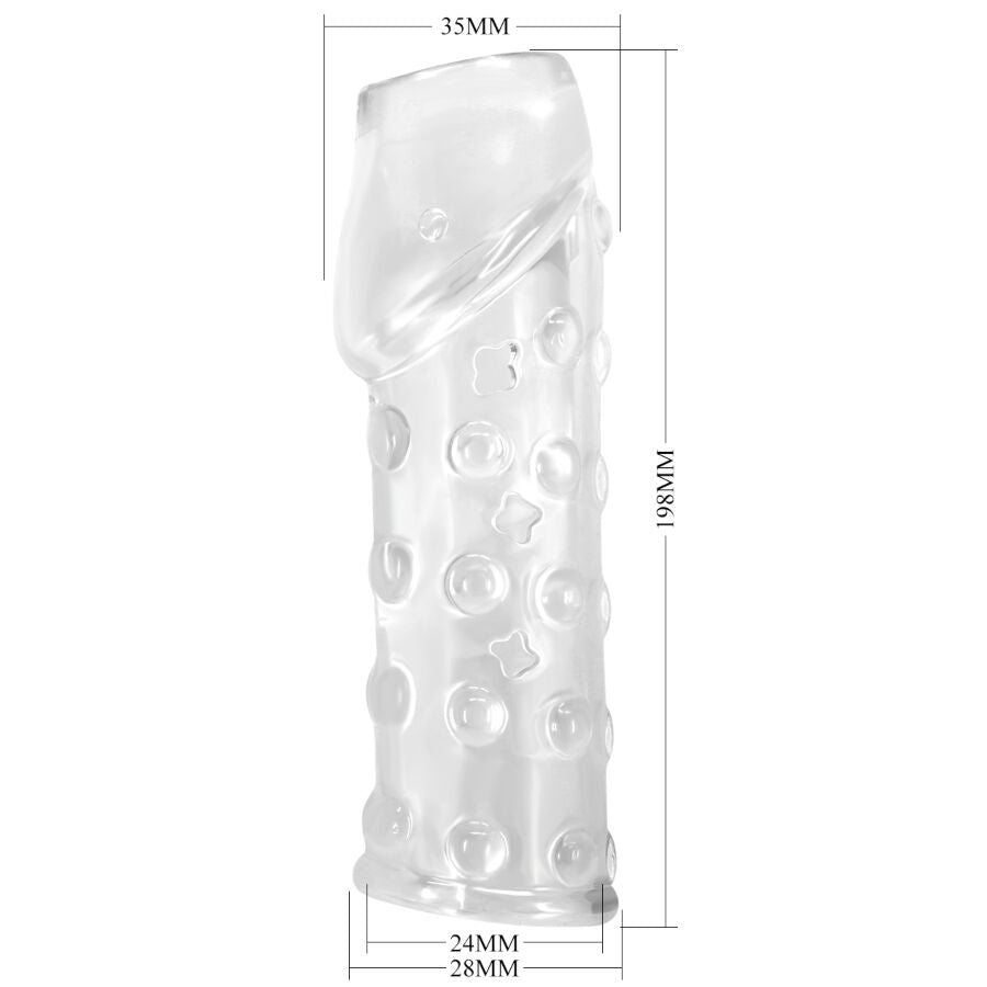 Pretty Lovetight And Volumizing Penis Sleeve Transparent | Niks.fi verkkokauppa
