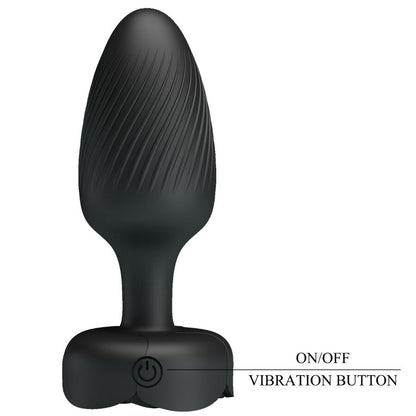 Varian Anal Plug With Led Light Black 10.8 Cm | Niks.fi verkkokauppa