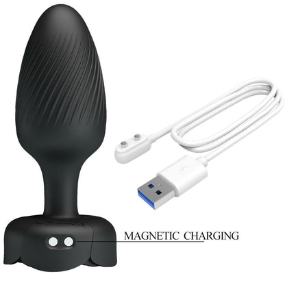 Osborn Anal Plug With Led Light Black 9.8 Cm | Niks.fi verkkokauppa