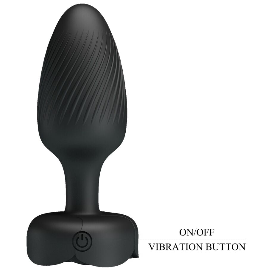 Osborn Anal Plug With Led Light Black 9.8 Cm | Niks.fi verkkokauppa