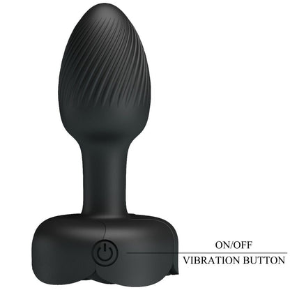 Olman Anal Plug With Led Light Black 8.8 Cm | Niks.fi verkkokauppa