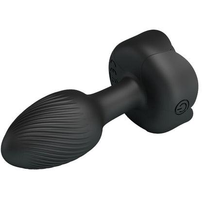 Olman Anal Plug With Led Light Black 8.8 Cm | Niks.fi verkkokauppa