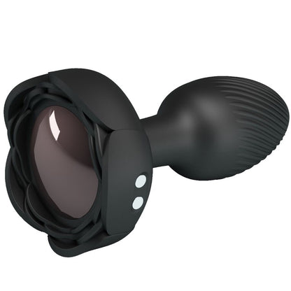 Olman Anal Plug With Led Light Black 8.8 Cm | Niks.fi verkkokauppa